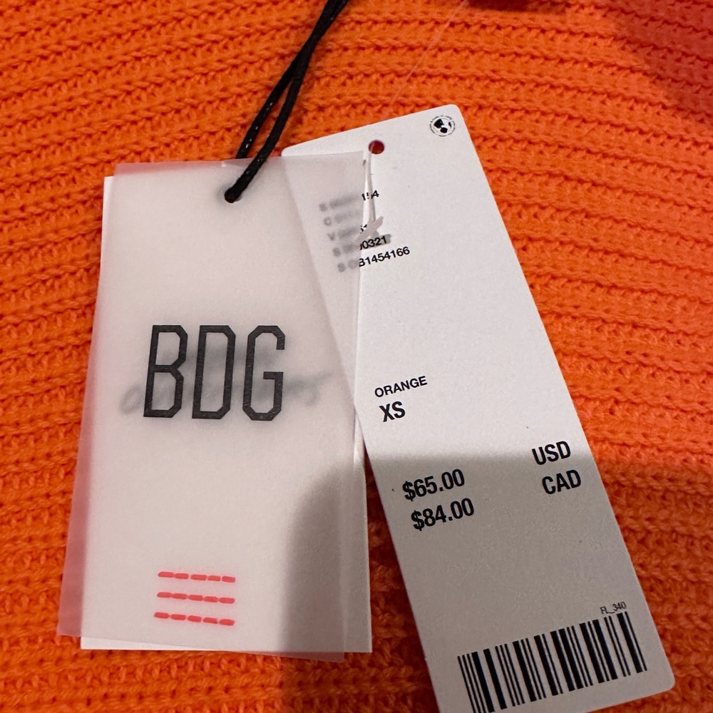 Urban Outfitters Orange Sweater - Picture 4 of 4